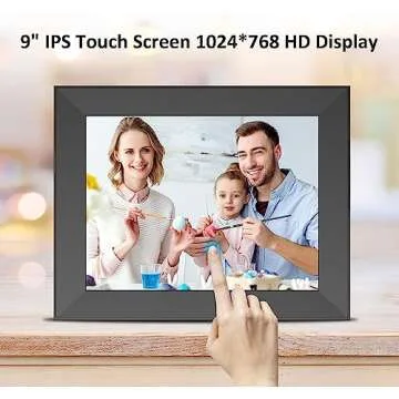 FULLJA 9 Inch WiFi Digital Picture Frame with HD Display