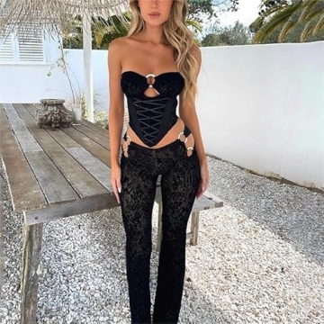 Trendy REASERAL Women's Sexy 2 Piece Outfit Sets