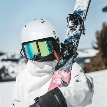 VANRORA Safety Ski Helmet with Goggles Compatibility