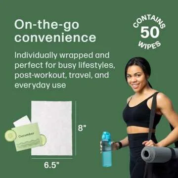 Dew Well Refresh Deodorant Wipes - 50 Travel Size Wipes