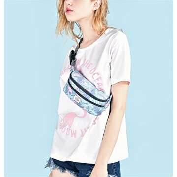 HotStyle 521s Fashion Fanny Pack, Small Waist Bag for Hiking, Cross Body Style Cute for Women, Kids ...