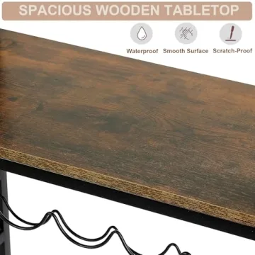 YOLEO 6-Tier Wine Rack Holds 30 Bottles Stylishly