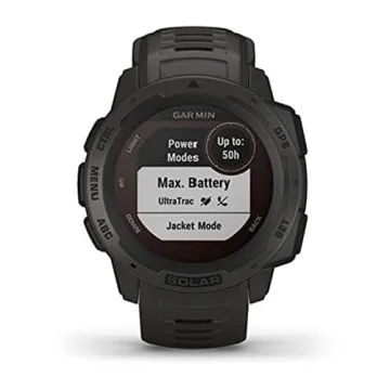 Garmin Instinct Solar Smartwatch - Rugged GPS & Health Tracker