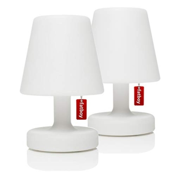 Portable Fatboy Edison Petit Table Lamp Set - White