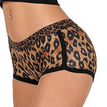 Tulucky Women's Workout Booty Gym Yoga Pants - Butt Lifting Leopard Print