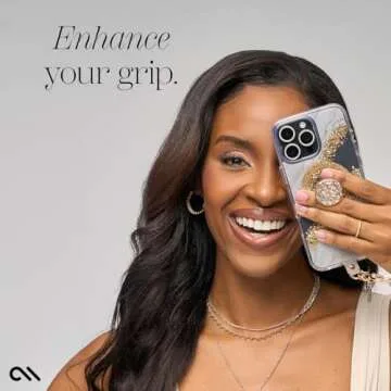 Case-Mate Minis: Stylish Phone Grip & Stand in Gold