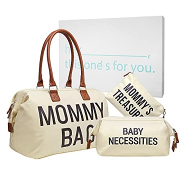 Stylish and Spacious Printe Diaper Bag Tote for Moms