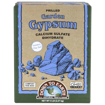 Down to Earth Organic Garden Gypsum Fertilizer, 5 lb