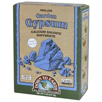 Down to Earth Organic Garden Gypsum Calcium Sulfate Fertilizer