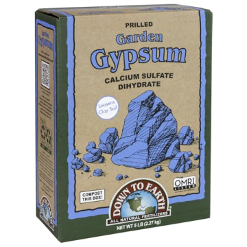 Down to Earth Organic Garden Gypsum Calcium Sulfate Fertilizer