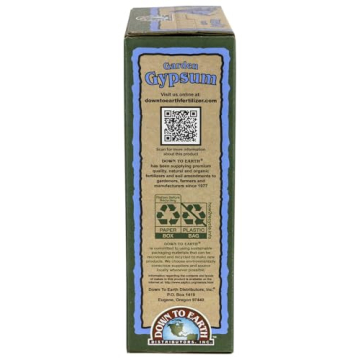 Down to Earth Organic Garden Gypsum Calcium Sulfate Fertilizer