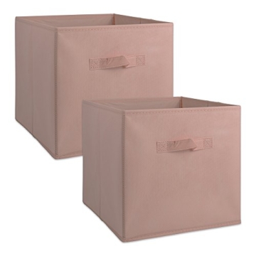DII Millennial Pink Storage Bin Collection 2 Count