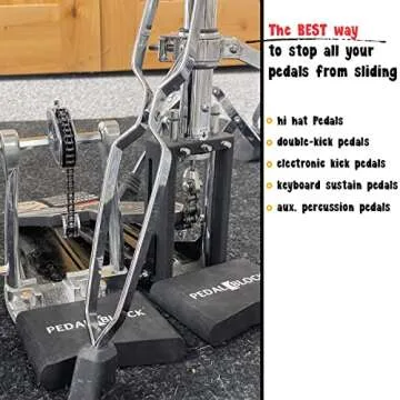 PedalBlock - Ultimate Hi-Hat & Pedal Anchor System for Musicians