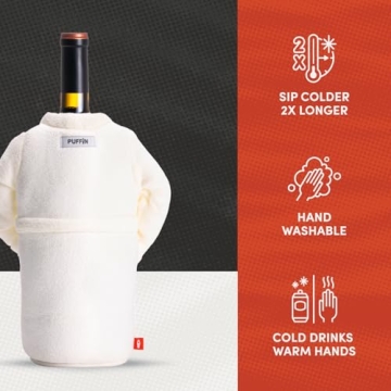 Puffin Resort Beverage Robe Stylish Insulated Wine Cooler