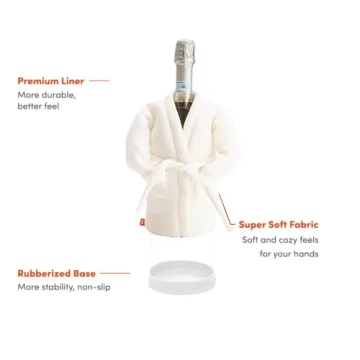 Puffin Resort Beverage Robe Stylish Insulated Wine Cooler