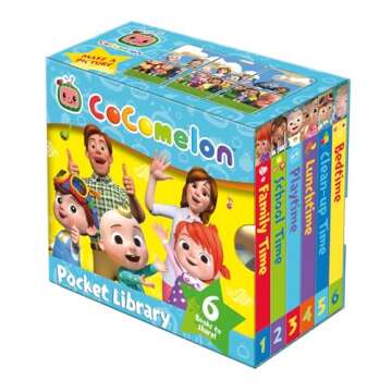 Official CoComelon Pocket Library: 6 little books about JJ, his family and friends – perfect for p...
