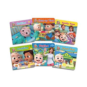 Official CoComelon Pocket Library: 6 little books about JJ, his family and friends – perfect for pre-schoolers!