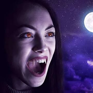 Zhanmai Vampire Teeth Costume Fangs for Cosplay & Halloween