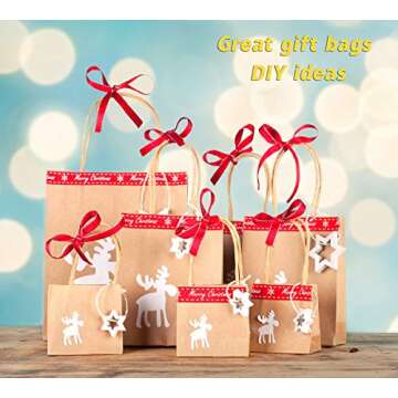 Eco-Friendly Kraft Bags for Gifts and Retail - Bulk Pack