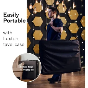 Luxton Home Premium Portable Massage Table - Adjustable & Foldable