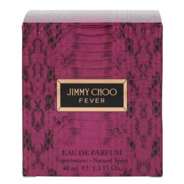 JIMMY CHOO Fever Eau de Parfum - Long Lasting Fragrance with notes of Black Plum Nectar, Heliotrope & Roasted Tonka Bean - Warm & Floral - 1.3 fl. oz.