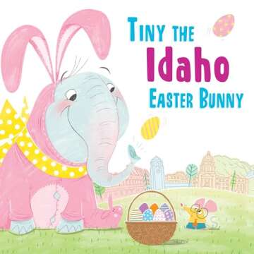 Tiny the Idaho Easter Bunny Plush Toy - Soft & Cuddly