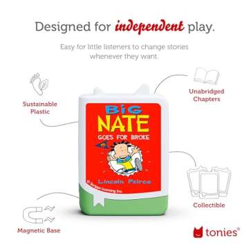 Tonies Big Nate Audiobook Set - 4 Pack