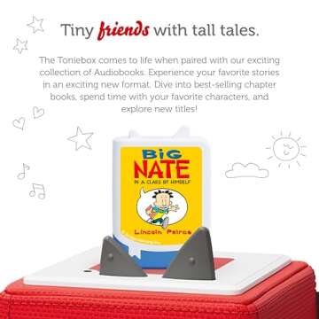 Tonies Big Nate Audiobook Set - 4 Pack