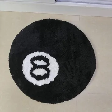 Lotus Atelier Hypebeast 8 Ball Rug for Stylish Decor