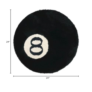 Lotus Atelier Hypebeast 8 Ball Rug for Stylish Decor