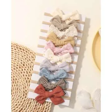 dobois 10PCS Baby Girls Headbands Handmade Accessories