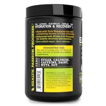 Hydration and Recovery Electrolyte Powder with BCAAs
