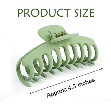 Molizummy Hair Claw Clips - Strong Hold for All Hair Types