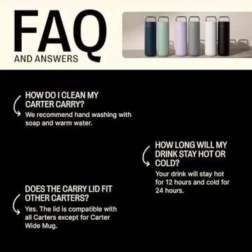 Fellow 16 oz Carter Move Travel Mug - Vacuum-Insulated Stainless Steel Travel Coffee Mug - Coffee Tumbler with Ceramic Interior and Splash Guard - Smoke Green