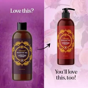 Aromatherapy Sensual Massage Oil for Couples Relaxing Date Night