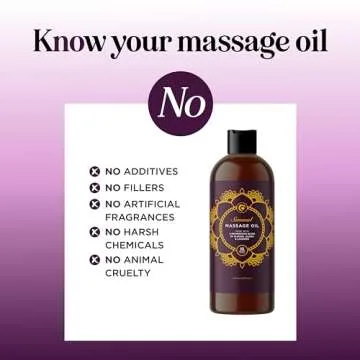 Aromatherapy Sensual Massage Oil for Couples Relaxing Date Night