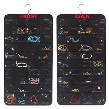 DIOMMELL Hanging Jewelry Organizer with 80 Pockets