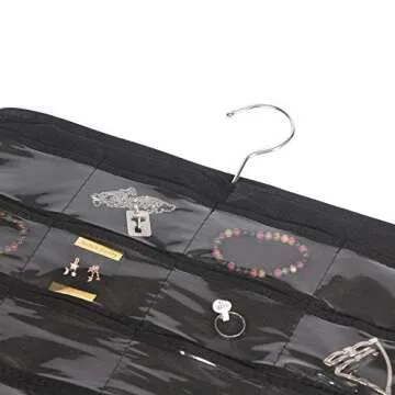 DIOMMELL Hanging Jewelry Organizer with 80 Pockets