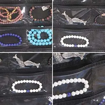 DIOMMELL Hanging Jewelry Organizer with 80 Pockets