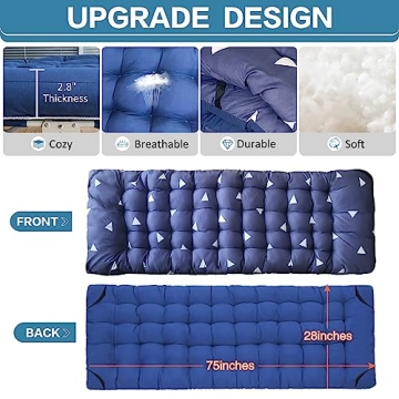 NESDCC Comfortable 2 Pack Camping Cot with Mattress for All Ages