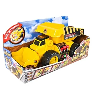 Maxx Action Dig Rig – Interactive Excavator Dump Truck Toy