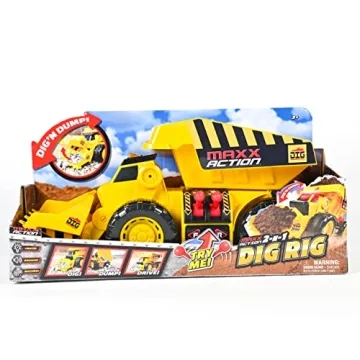 Maxx Action Dig Rig – Interactive Excavator Dump Truck Toy
