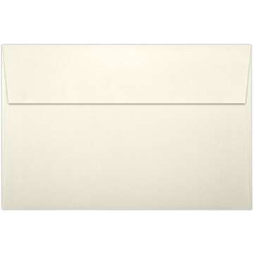 LUXPaper A9 Invitation Envelopes | Peel & Press | 5 3/4" x 8 3/4" | Natural Linen | 80lb. Text | 50 Qty