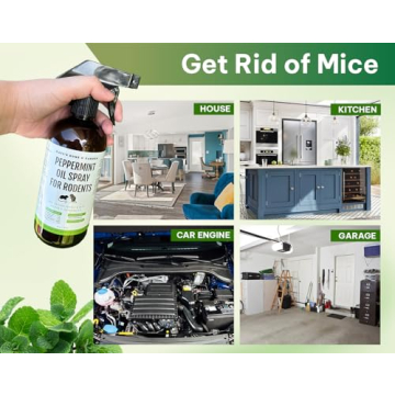 Kate Naturals Peppermint Oil Spray for Rodent Control