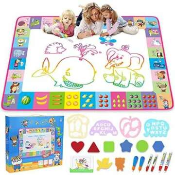 Creative Water Doodle Mat for Kids - Fun & Educational