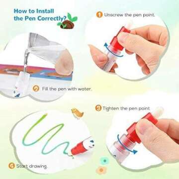 Creative Water Doodle Mat for Kids - Fun & Educational