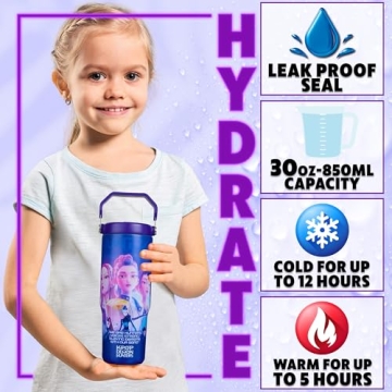 KPop Demon Hunters 30oz Insulated Travel Tumbler for Fans