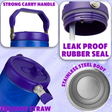 KPop Demon Hunters 30oz Insulated Travel Tumbler for Fans