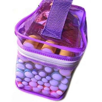 Pinkiou Hair Curlers Rollers Flexi Rods 42 Pack Twist-flex Rods 7 Sizes Flex Rods for Hair with Bag Flexi Hair Roller Set Hair Foam Curler