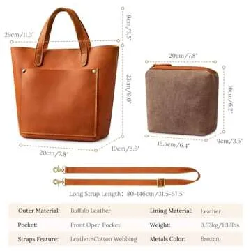 Stylish S-ZONE Mini Leather Crossbody Tote Bag for All